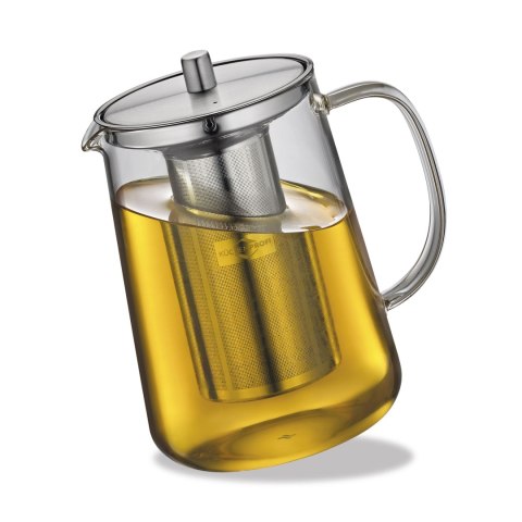 Dzbanek do herbaty z zaparzaczem, szkło borokrzemowe/stal nierdzewna, 1,2 l
