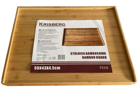 STOLNICA BAMBUSOWA 65x43cm KRISBERG KS-2636 STOLNICA BAMBUSOWA 65x43cm KRISBERG KS-2636