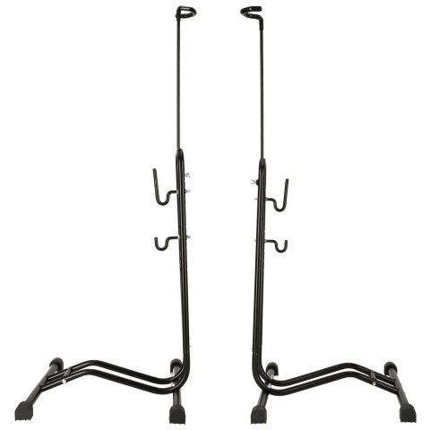Stojak rowerowy RALLEX na rower serwisowy wolnostojący metalowy czarny Stojak rowerowy RALLEX na rower serwisowy wolnostojący metalowy czarny