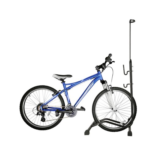 Stojak rowerowy RALLEX na rower serwisowy wolnostojący metalowy czarny Stojak rowerowy RALLEX na rower serwisowy wolnostojący metalowy czarny