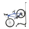 Stojak rowerowy RALLEX na rower serwisowy wolnostojący metalowy czarny