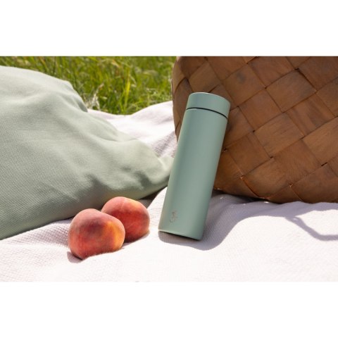 Butelka termiczna, stal nierdzewna, 0,3 l, zielona