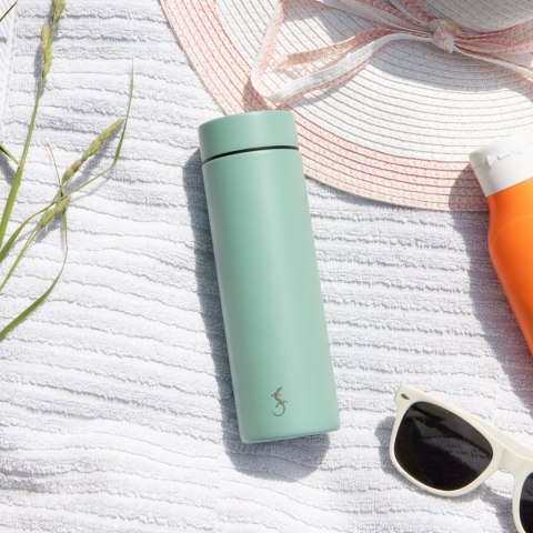 Butelka termiczna, stal nierdzewna, 0,3 l, zielona