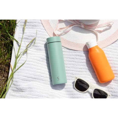 Butelka termiczna, stal nierdzewna, 0,3 l, zielona