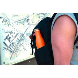 Butelka termiczna, stalowa, 0,5 l, pomarańczowa