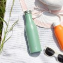 Butelka termiczna, stalowa, 0,5 l, zielona
