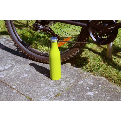 Butelka termiczna, stalowa, 0,75 l, jasnozielona