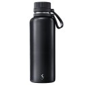 Butelka termiczna, stalowa, 1,0 l, czarna