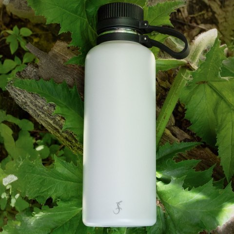 Butelka termiczna, stalowa, 1,0 l, szara