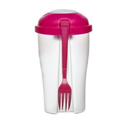 Pojemnik na sałatkę, 0,8 l, różowy