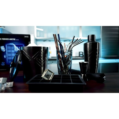 Wiaderko na lód o podwójnych ściankach, stal nierdzewna, 1,5 l, śred. 15 x 18 cm, ciemnoszare