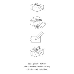 Zestaw praska do hamburgerów + rękawica, pudełko prezentowe