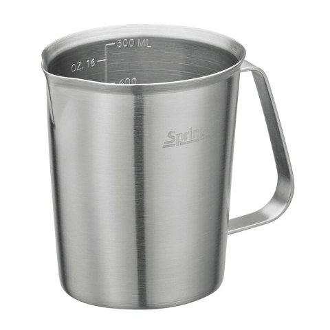 Dzbanek-miarka kuchenna, stal nierdzewna, 0,5 l, śred. 9 x 10,5 cm