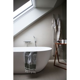 Kocyk piknikowy lub ręcznik plażowy Ella Hamam, 145 x 250 cm, bawełna organiczna, zielony