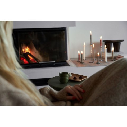 Kubki do grzanego wina, 2 szt., kamionka, 0,18 l, śred. 7 x 7,5 cm, zielone