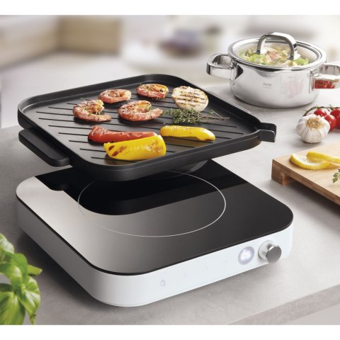Kuchenka indukcyjna z płytą grillową, 33 x 28 x 8 cm