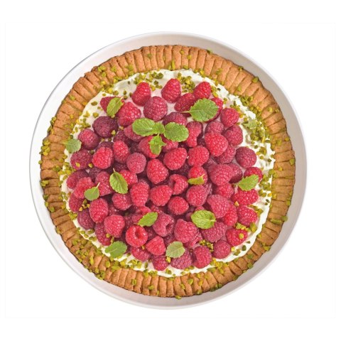 Naczynie żaroodporne, ceramika, 1,7 l, śred. 28 cm, białe