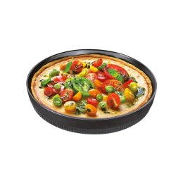 Naczynie żaroodporne, ceramika, 1,7 l, śred. 28 cm, czarne