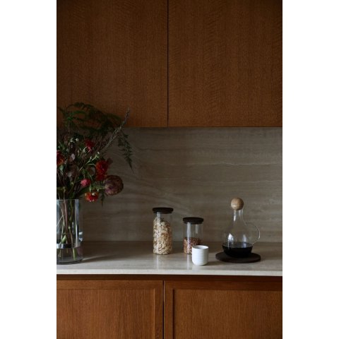 Podkładki pod gorące naczynia, 2 szt., korek, śred. 20 cm, ciemnobrązowe