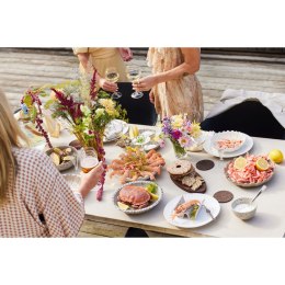 Podstawki do taco, 2 szt., kamionka, 11,5 x 12 x 5,5 cm, szare