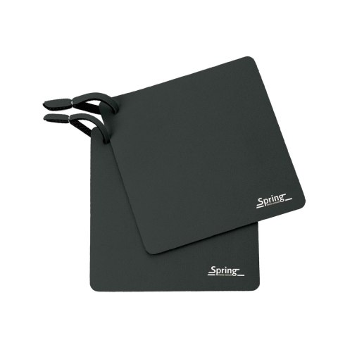 Uchwyty do gorących naczyń, 2 szt., neopren, 17 x 17 cm, czarne