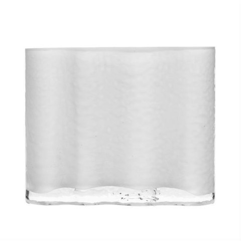 Wazon, 19 x16 cm, mleczne szkło