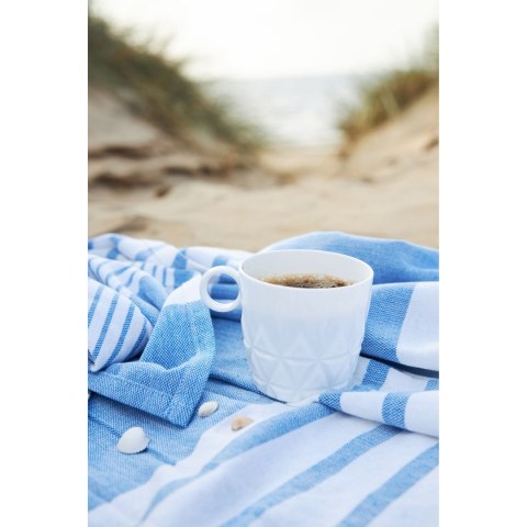 Zestaw filiżanek piknikowych, 4 szt., biały akryl, 0,2 l, śred. 8 x 8 cm