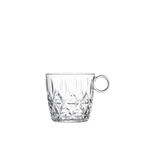 Zestaw filiżanek piknikowych, 4 szt., przezroczysty akryl, 0,2 l, śred. 8 x 8 cm