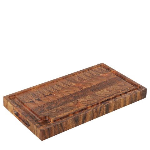 Blok do krojenia typu end grain, drewno akacji, 45 x 25 x 4 cm
