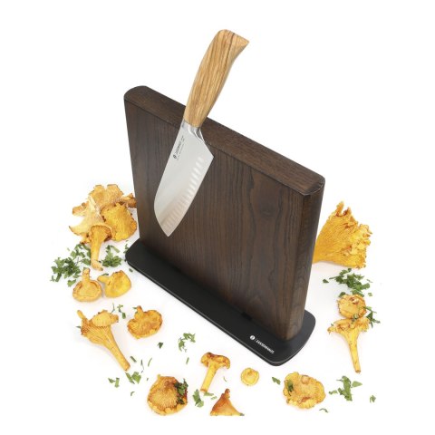 Blok na noże magnetyczny, na 10 noży, 28 x 9 x 26,5 cm, jesion