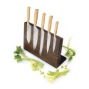 Blok na noże magnetyczny, na 8 noży, 36 x 12,5 x 23 cm, jesion