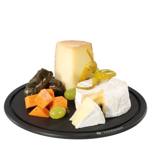 Deska do sera z pokrywą, laminat włókna drzewnego/szkło, śred. 23 x 15,5 cm