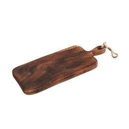 Deska do serwowania z rączką, akacja, 46 x 18 x 2,5 cm