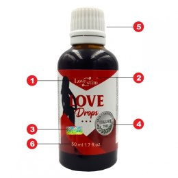 Love Drops 50ml niesamowicie mocne krople podniecające potężne składniki