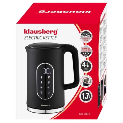 CZAJNIK ELEKTRYCZNY 1,7L KLAUSBERG KB-7891 LED REGULACJA TEMPERATURY