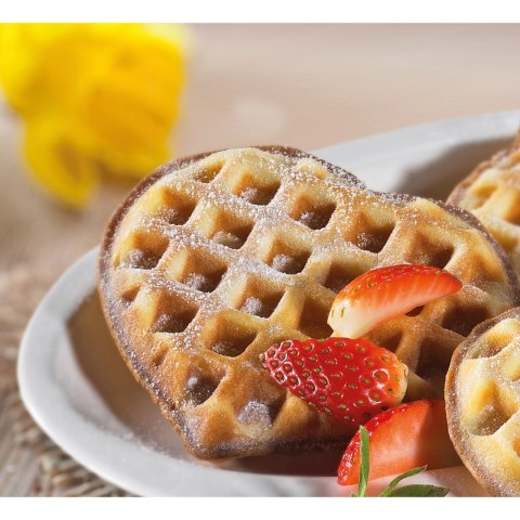 Gofrownica, na 1 gofra w kształcie serca, 19 x 12,5 x 8,5 cm