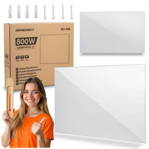 Grzejnik na podczerwień promiennik podczerwieni 800 W Berdsen BD-986