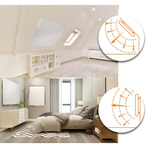 Grzejnik na podczerwień promiennik podczerwieni 800 W Berdsen BD-986