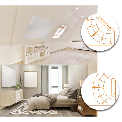 Grzejnik na podczerwień promiennik podczerwieni 960 W Berdsen BD-989 pilot WiFi aplikacja