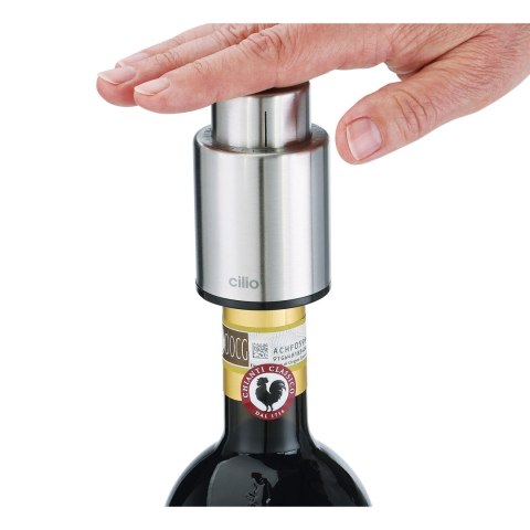 Próżniowy korek do wina, stal nierdzewna, śred. 4,5 x 7,5 cm