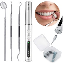 Skaler ultradźwiękowy do zębów 4 tryby do usuwania kamienia LED Berdsen BD-251