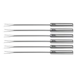 Widelczyki do fondue, stal nierdzewna, 26 cm, 6 szt.