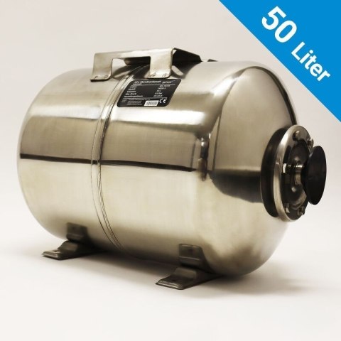 Zbiornik membranowy BITUXX 50L | Stal nierdzewna | Naczynie ciśnieniowe 6 bar