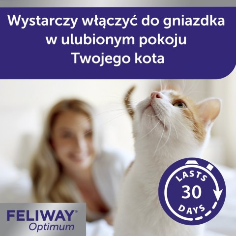 Ceva Animal Health Polska Sp. Z O.o Feliway Optimum Dyfuzor + Wkład 48ml