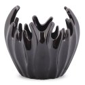 Czarna Miska Dekoracyjna w Kształcie Koralowca