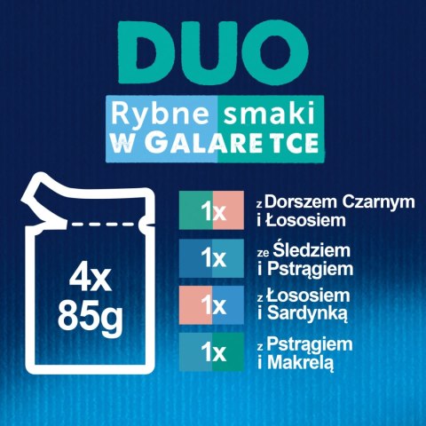 Felix Duo Rybne Smaki W Galaretce 4x85g