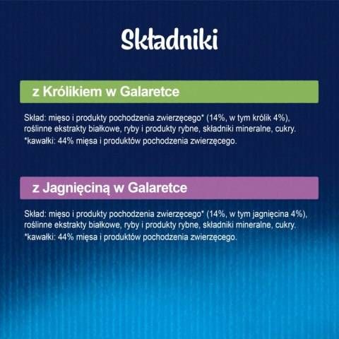 Felix Wiejskie Smaki W Galaretce Z Królikiem I Jagnięciną 4x85g