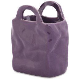 Fioletowy Mini Wazon Zestaw Prezentowy z Antypoślizgowymi Podkładkami