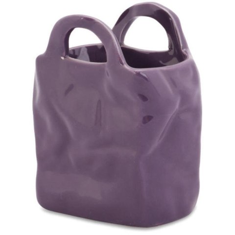 Fioletowy Mini Wazon Zestaw Prezentowy z Antypoślizgowymi Podkładkami