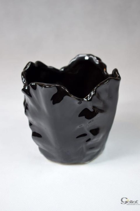 Pastelowy Różowy Wazon Ceramiczny z Antypoślizgowymi Naklejkami